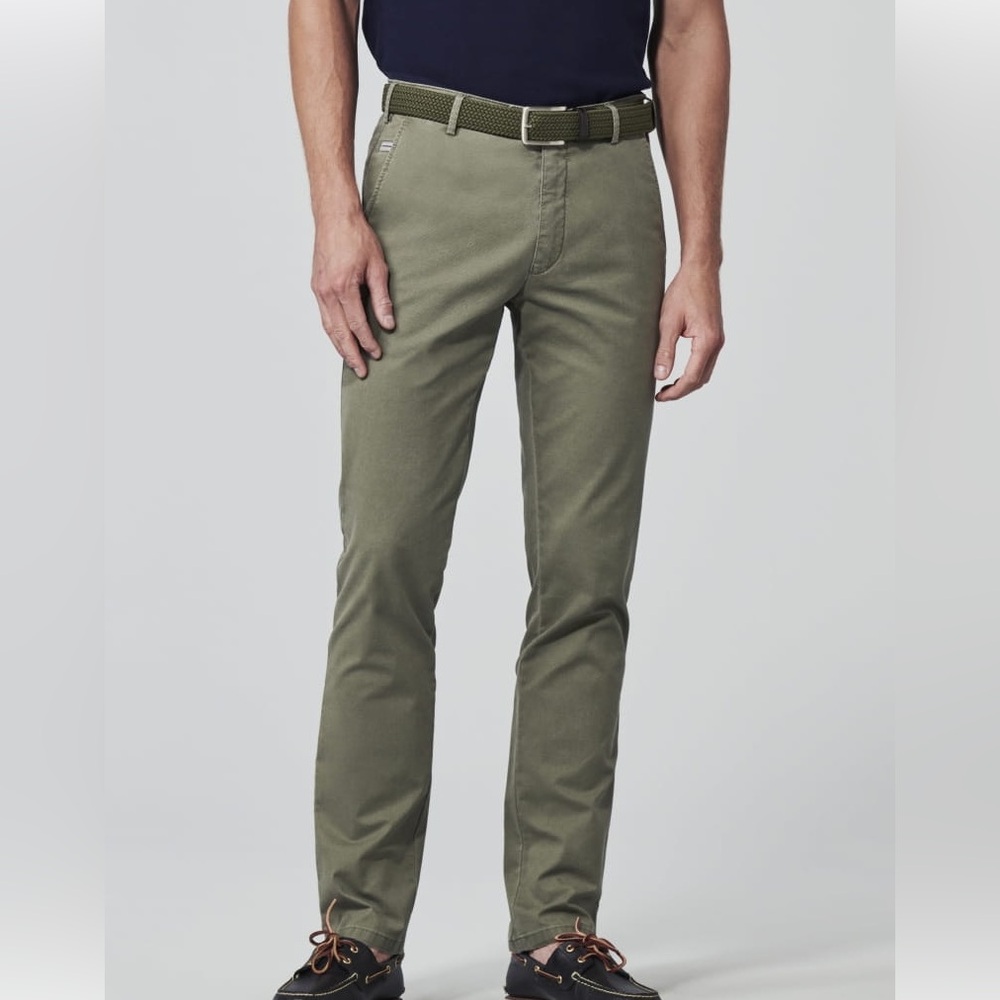 Meyer Summer Fancy Olive Trousers